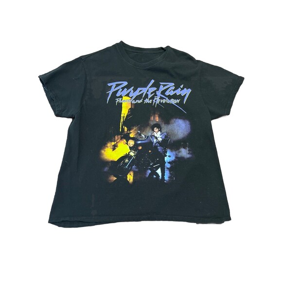 Vintage Prince Purple Rain T-Shirt, Motorcycle Album Size Medium - Picture 1 of 11